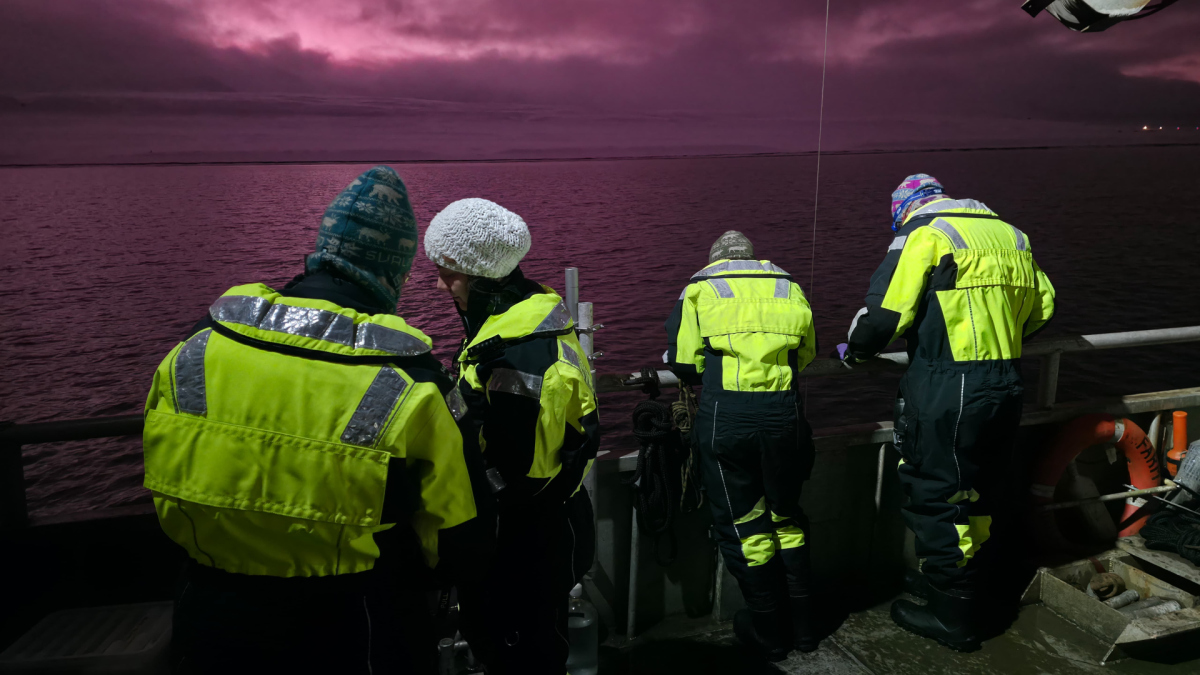 Auf dem Forschungsschiff