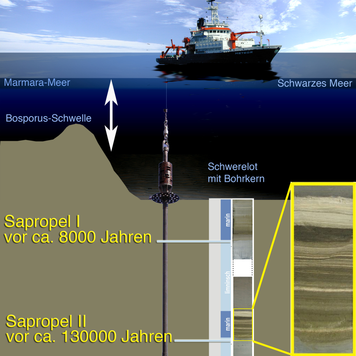 Schema der Probennahme