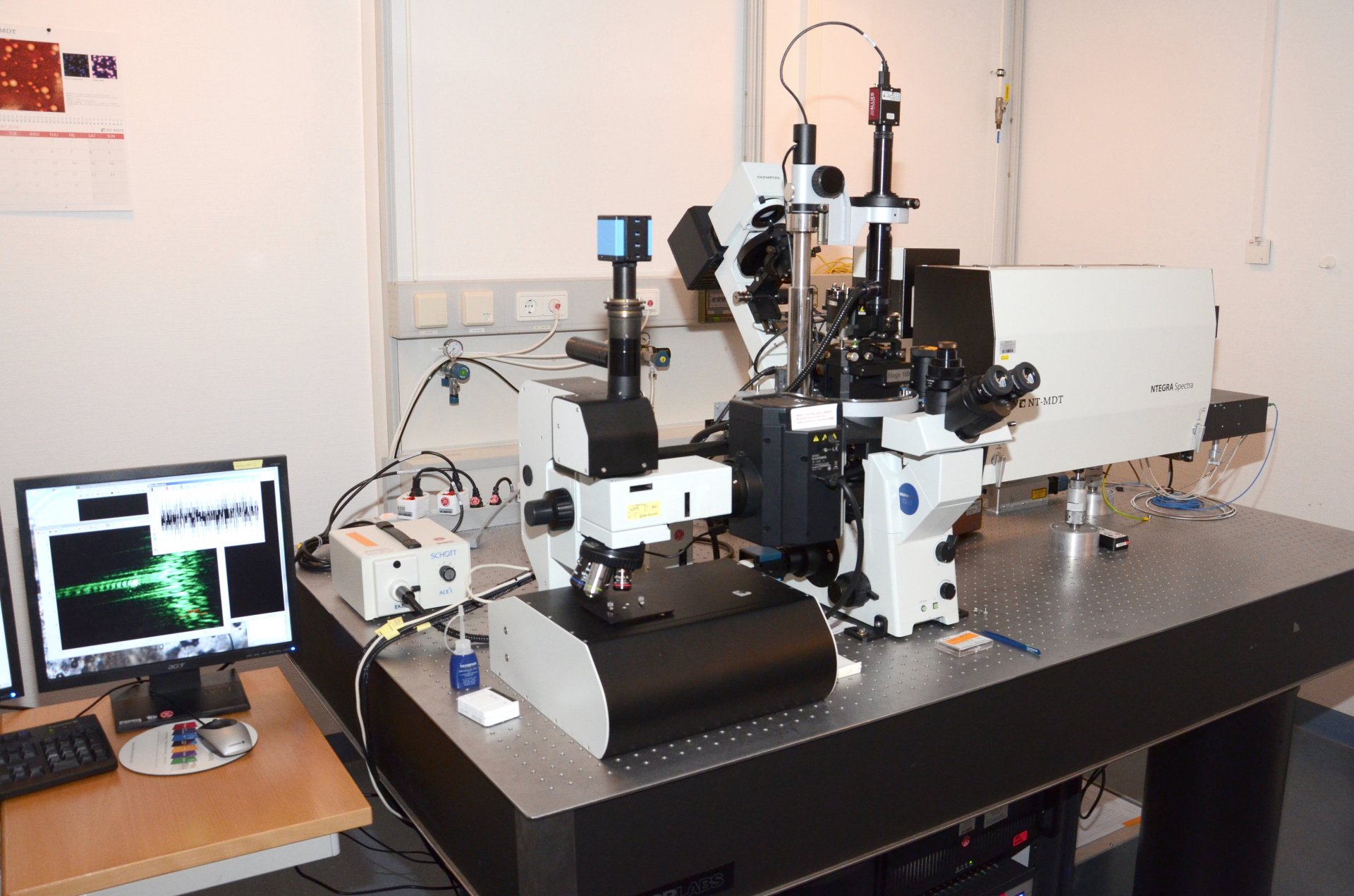 RAMAN und AFM (© Max-Planck-Institut für Marine Mikrobiologie, J. Milucka)
