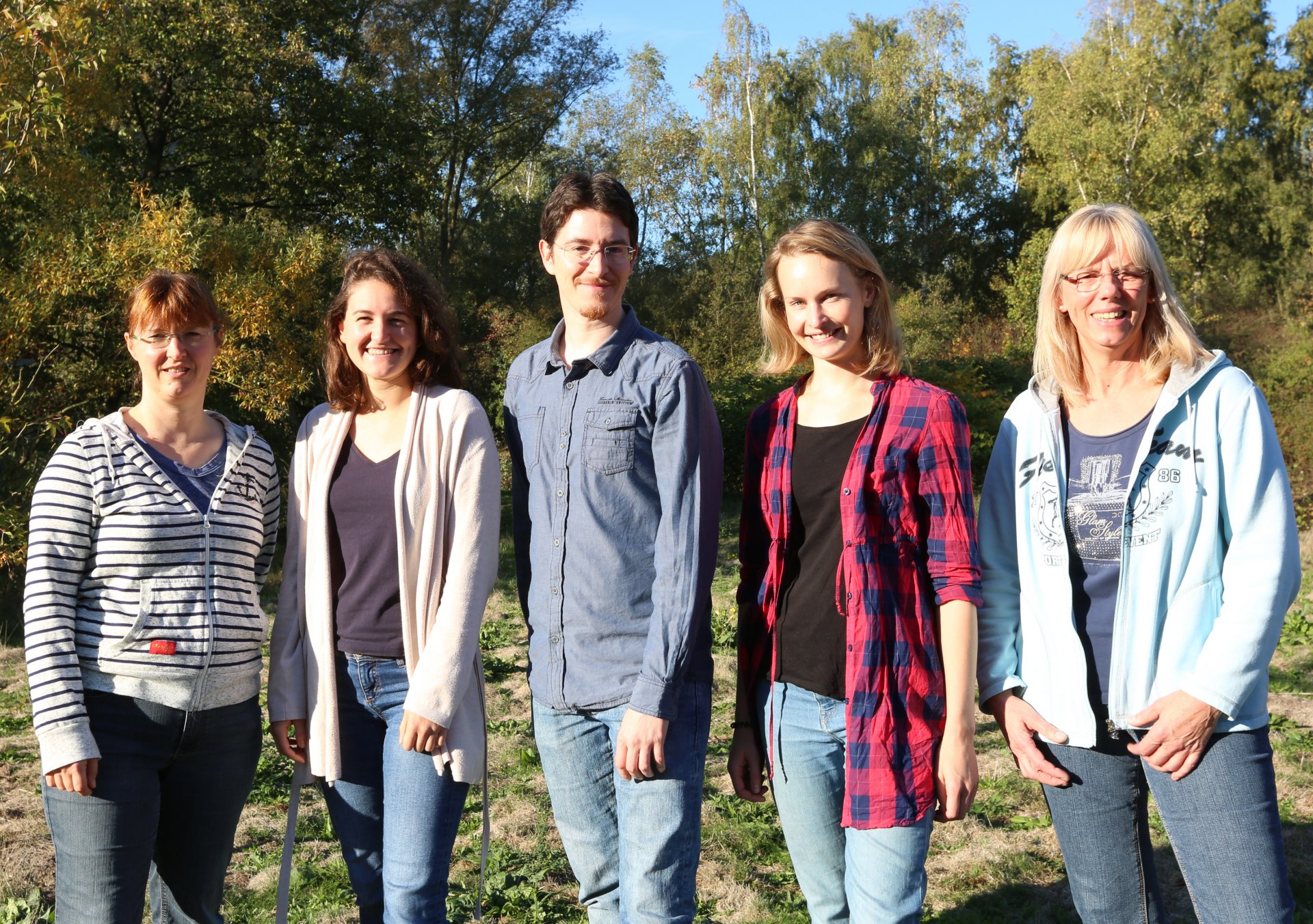 Tristan Wagner and his new group. (Image: A. Kegel / MPIMM)