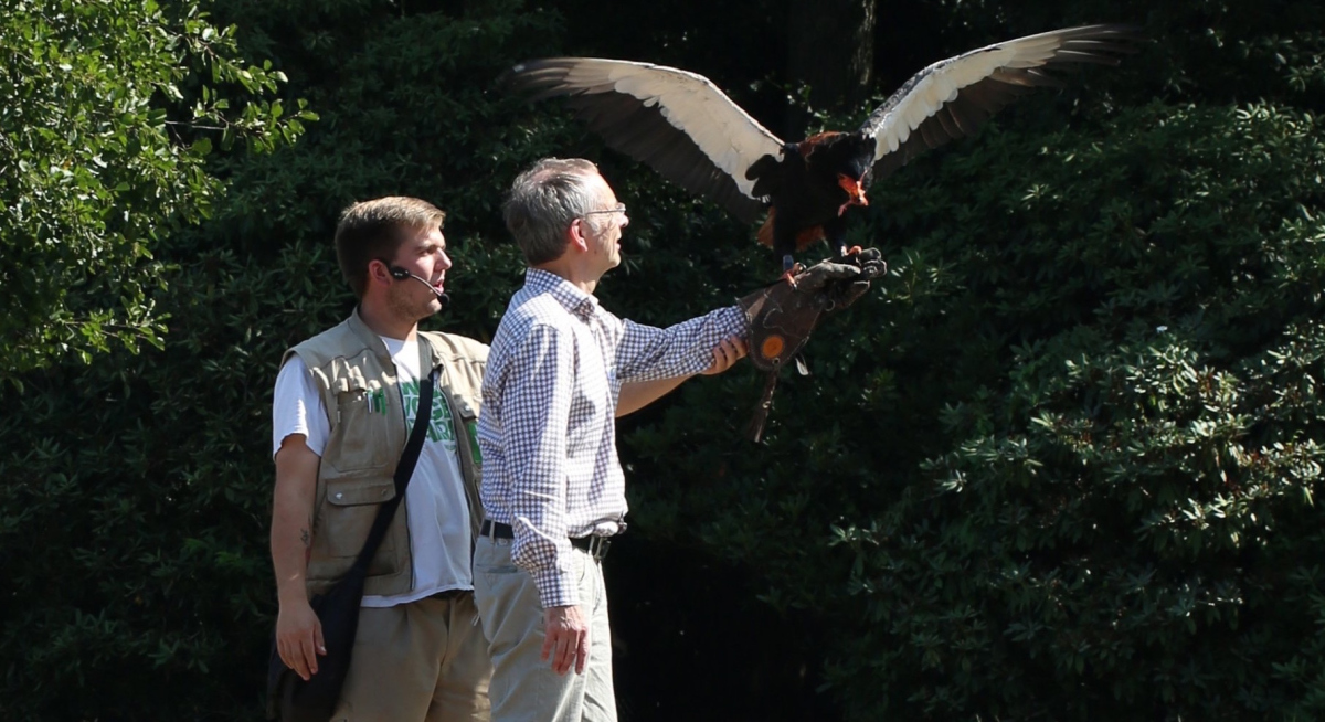 Vogelpark Walsrode - Verabschiedung Prof. Dr. Fried­rich Wid­del