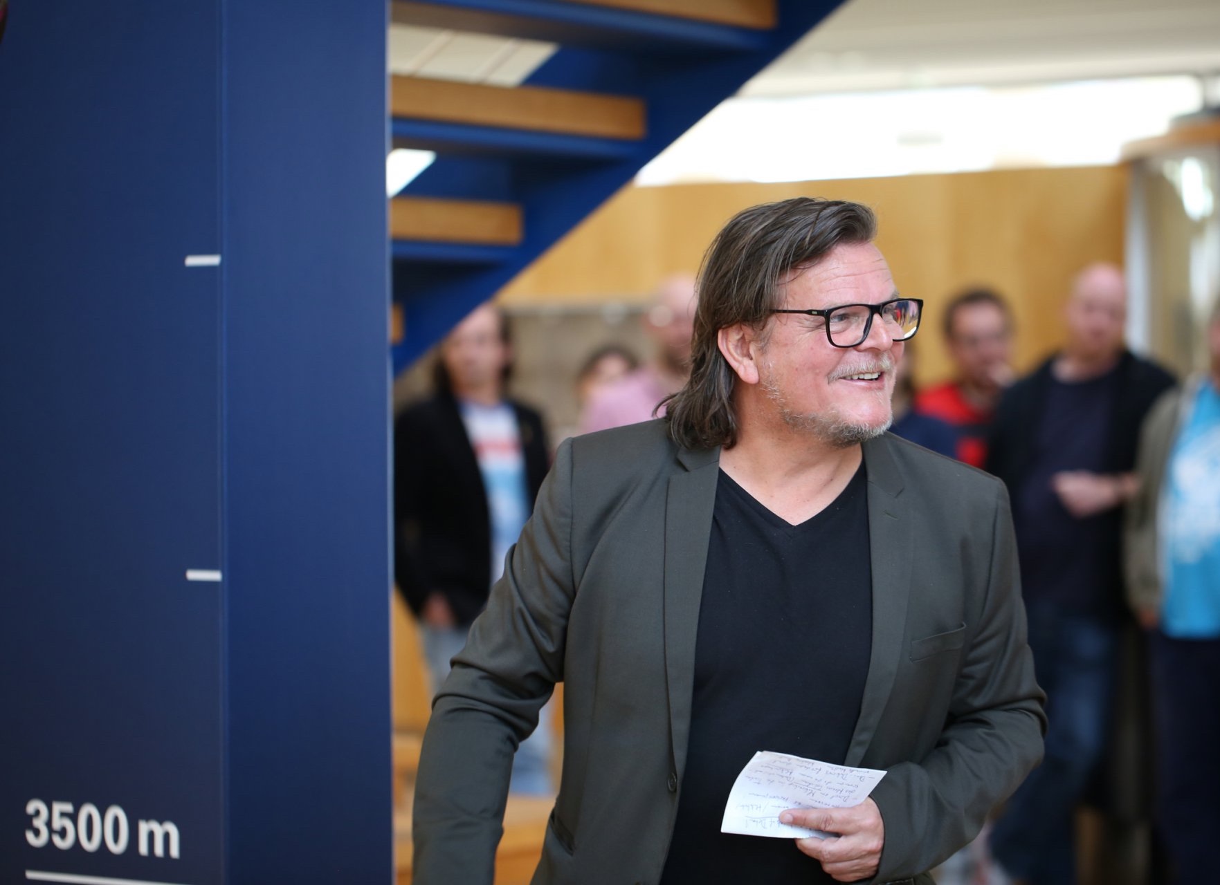 Interne Dauerausstellung - Eröffnung im Foyer - Tom Duscher - SciComLab