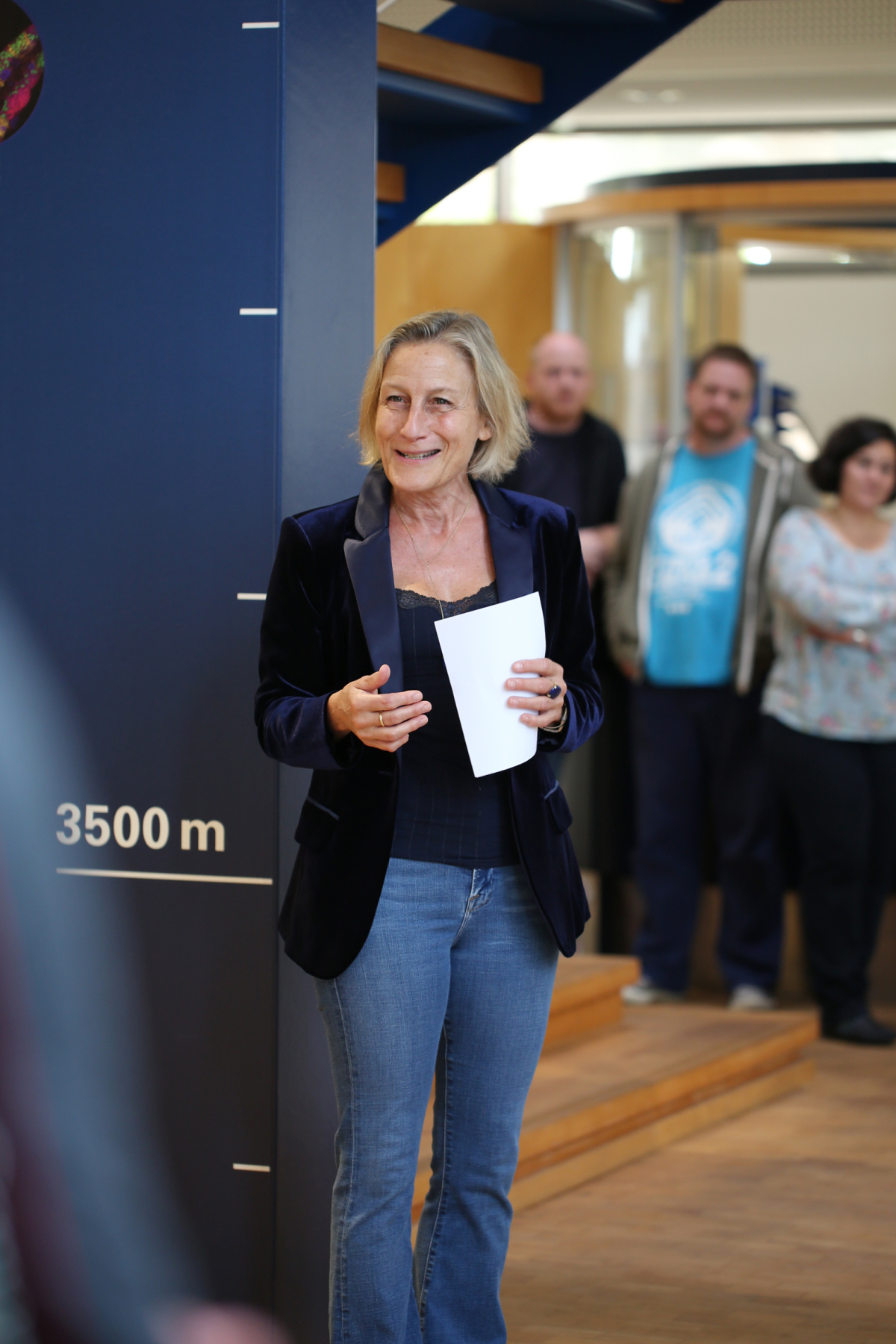 Interne Dauerausstellung - Eröffnung im Foyer - Nicole Dubilier