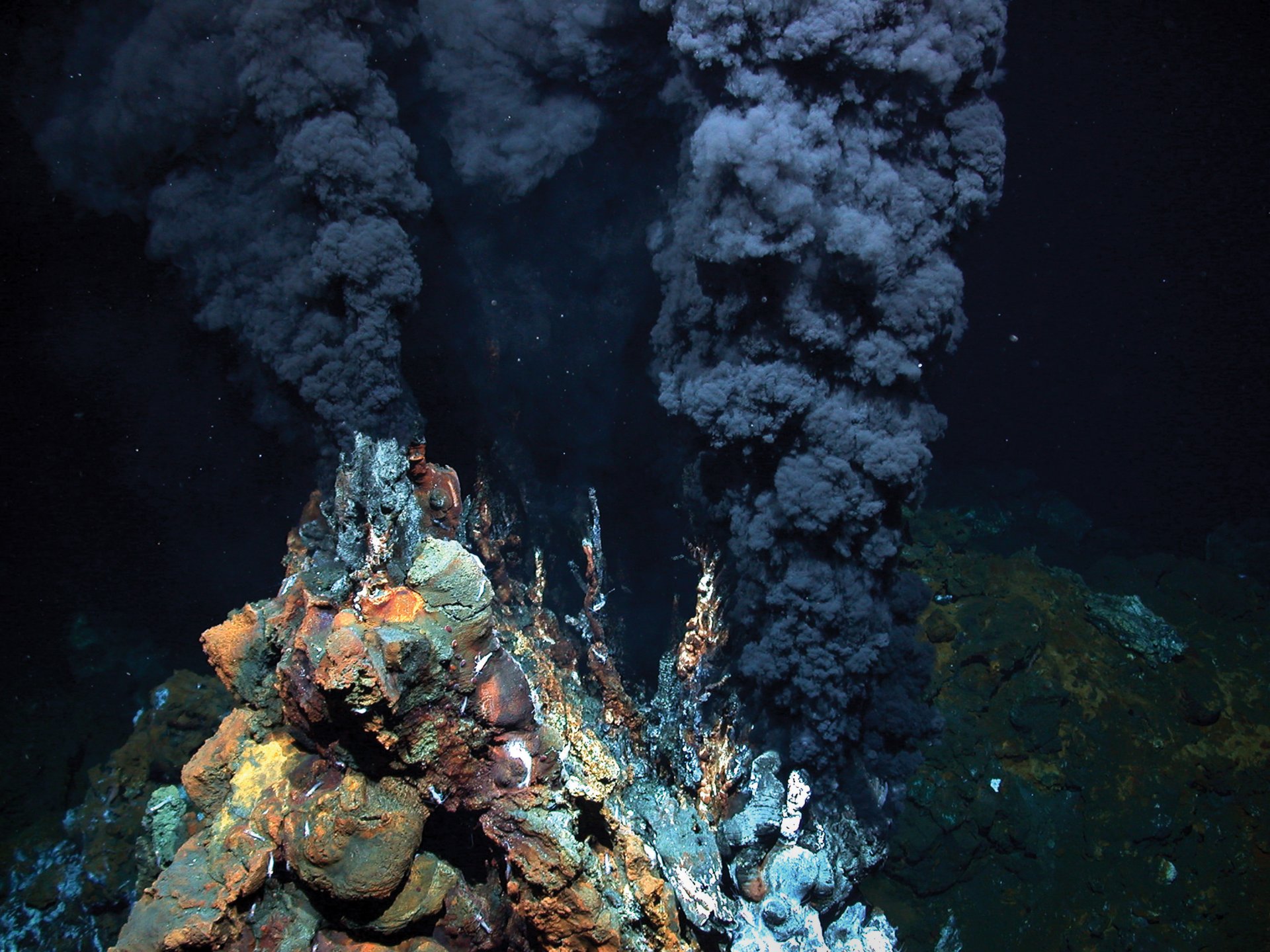 Schwarzer Raucher in der Tiefsee, MARUM Zentrum für Marine Umweltwissenschaften