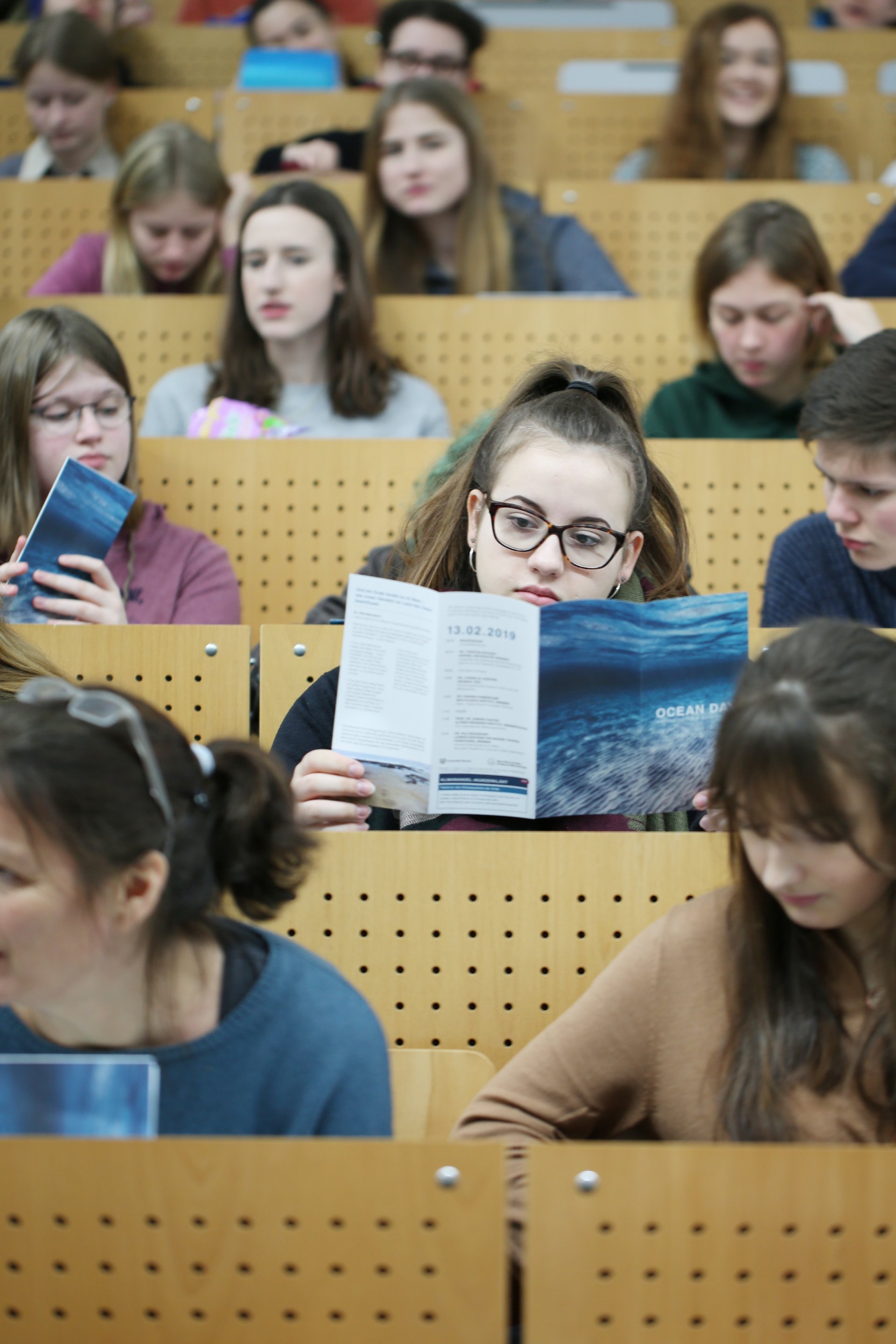 Schüler am Ocean Day 2019 (© Max-Planck-Institut für Marine Mikrobiologie/A. Esken)