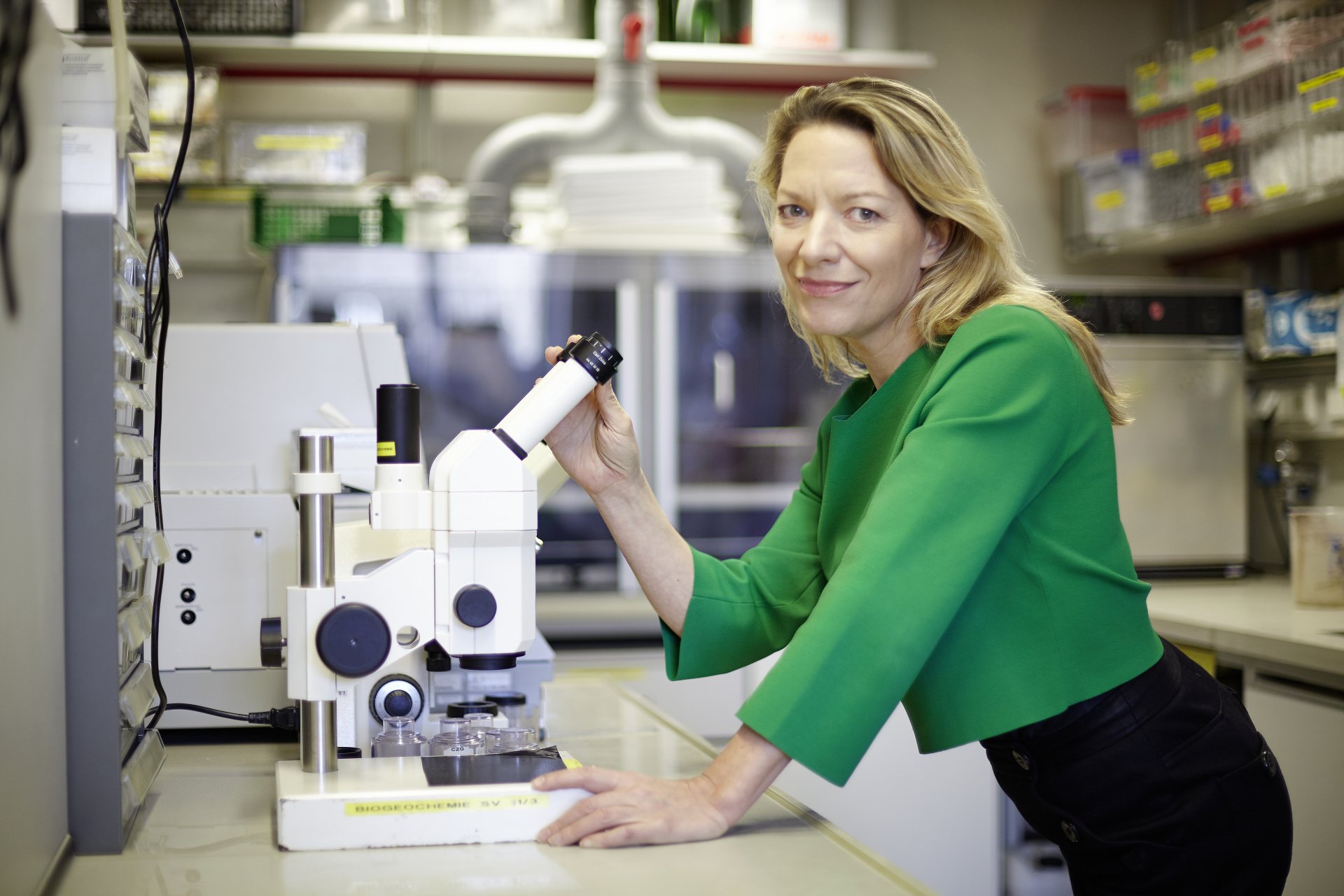 Antje Boetius, Direktorin des Alfred-Wegener Instituts, Helmholtz-Zentrum für Polar- und Meeresforschung (AWI), und Gruppenleiterin am Max-Planck-Institut für Marine Mikrobiologie. (Foto: Jan Riephoff)