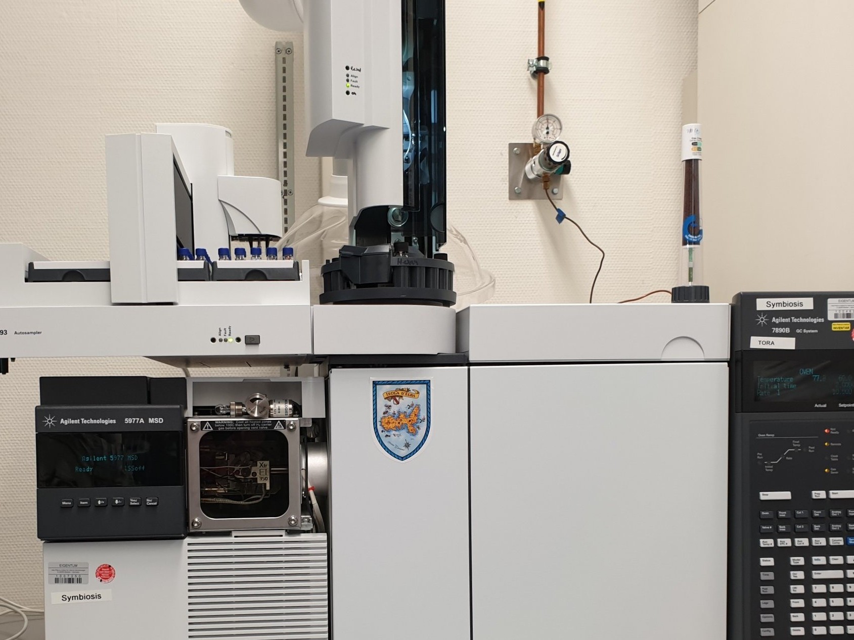 Gas-Chromatograph mit Massenspektrometer (© Max-Planck-Institut für Marine Mikrobiologie/ K. Matthes)