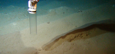 Sampling at a 6-year-old plough track. (Source: ROV-Team/GEOMAR)