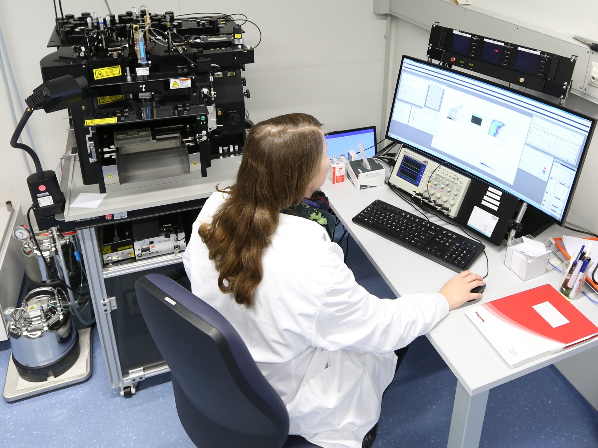 Durchfluss-Zytometer (©Max-Planck-Institut für Marine Mikrobiologie, K. Matthes)