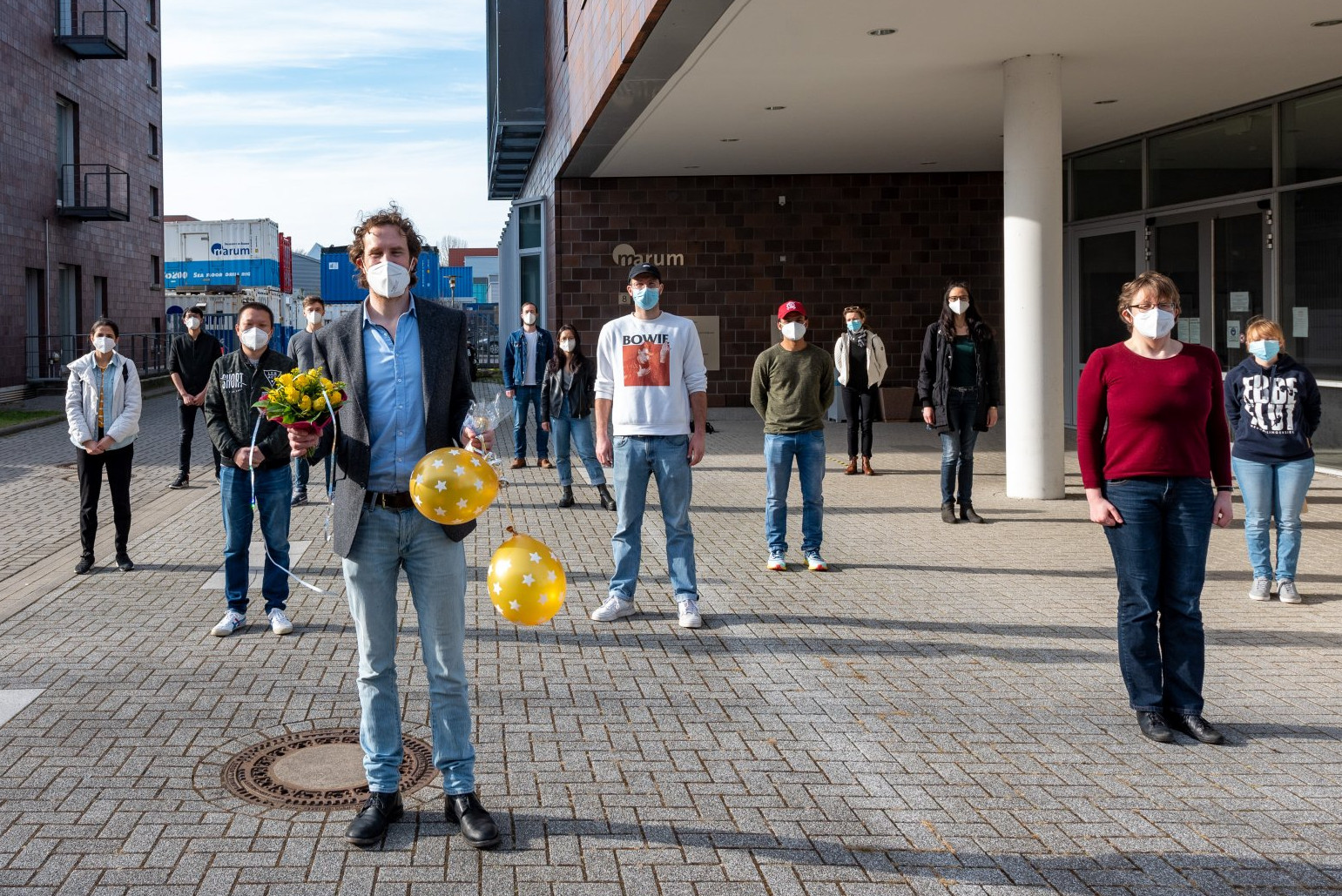 Glückwünsche an Prof. Jan-Hendrik Hehemann und seine Forschungsgruppe. (©MARUM - Zentrum für Marine Umweltwissenschaft, V. Diekampen der Universität Bremen)