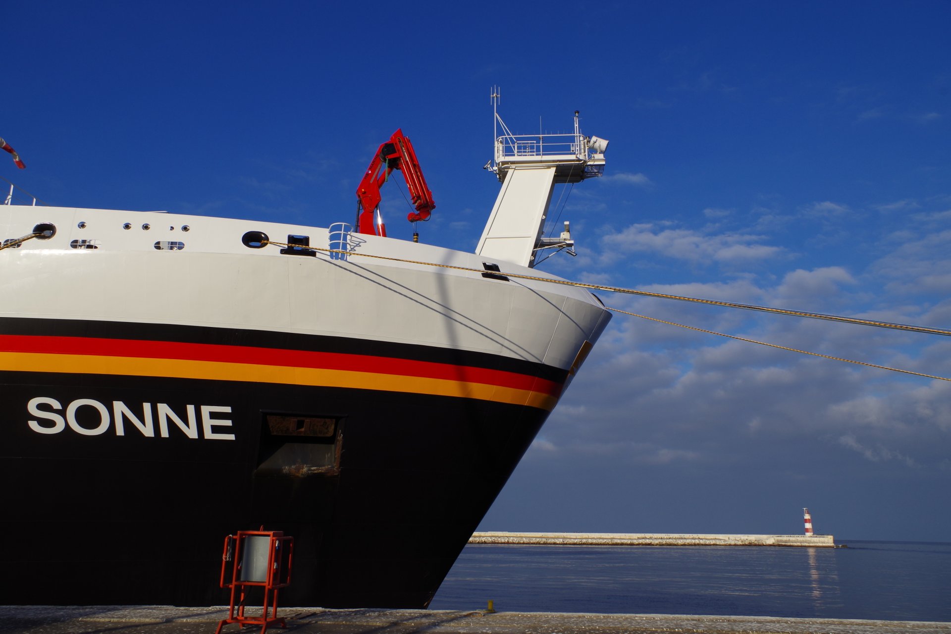 R/V Sonne in Antofagasta at begin of SO-245