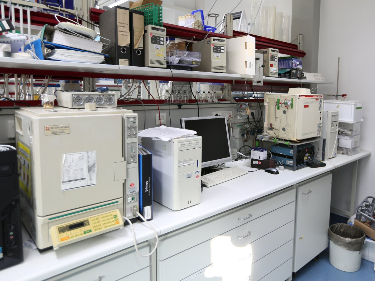 Gas Chromatographen (©Max-Planck-Institut für Marine Mikrobiologie, K. Matthes)