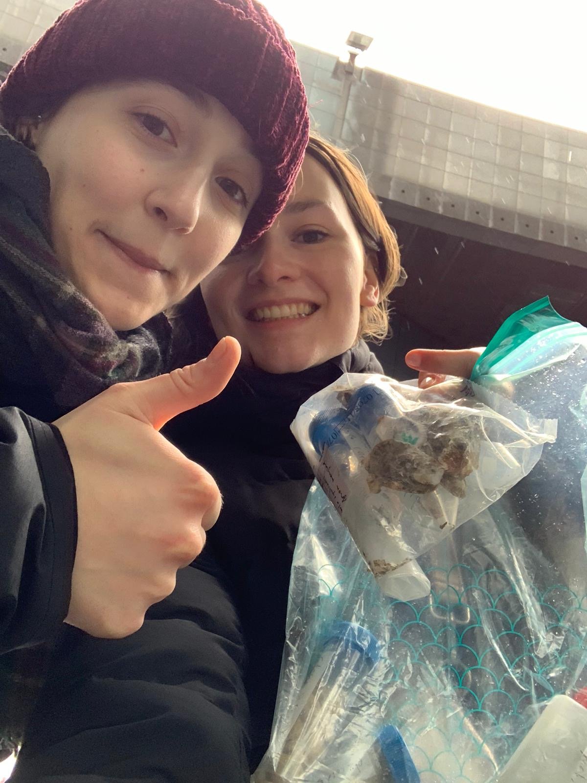 Isidora Morel und Carlotta Kück beim Teamtreffen in Paris